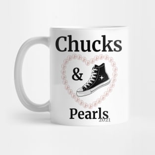 Chucks and Pearls 2021 Harris Biden Mug